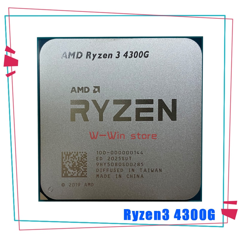 AMD Ryzen 3 4300G R3 4300G 3.8GHz 4 ھ 8  65W ..